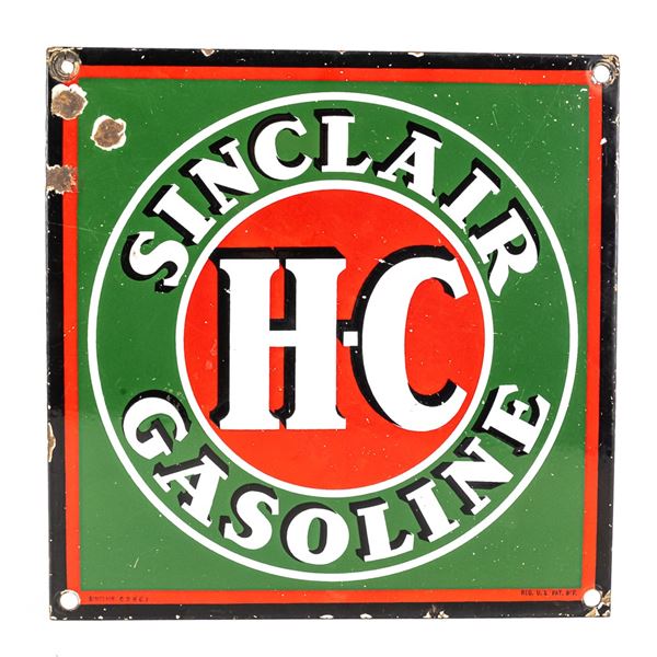 Sinclair Gasoline SSP Porcelain Advertising Sign