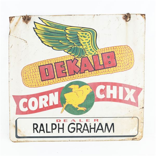 DeKalb Corn Chix DST Dealer Advertising Sign