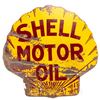 Image 1 : 25" Shell Motor Oil Clamshell DSP Advertising Sign