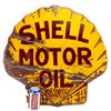 Image 5 : 25" Shell Motor Oil Clamshell DSP Advertising Sign