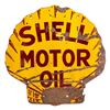 Image 6 : 25" Shell Motor Oil Clamshell DSP Advertising Sign