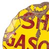 Image 4 : 25" Shell Gasoline Clamshell DSP Advertising Sign