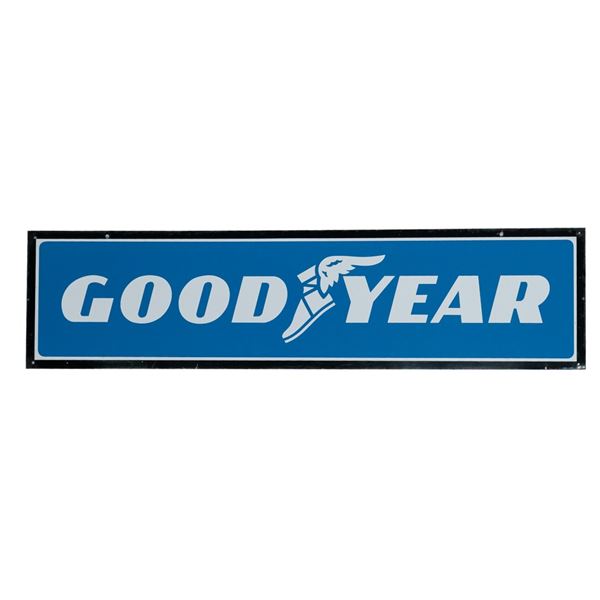 Goodyear Double Sided Tin Advertising Sign AM 4-83