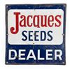 Image 1 : Jacques Seeds Dealer DST Embossed Advertising Sign