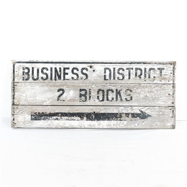 Business District Single Sided Advertising Sign