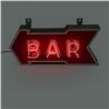 Image 1 : Classic "Bar" Neon Arrow Advertising Sign