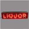 Image 1 : 32" Wm J. Rueff  "Liquor" NEON Advertising Sign