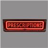 Image 1 : 1936 Prescriptions SS Neon Advertising Sign