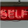 Image 2 : "Self Service" Single Sided Advertising Neon Sign