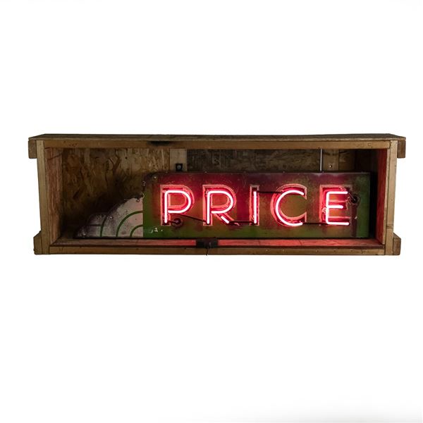 Classic PRICE Neon Advertising Sign