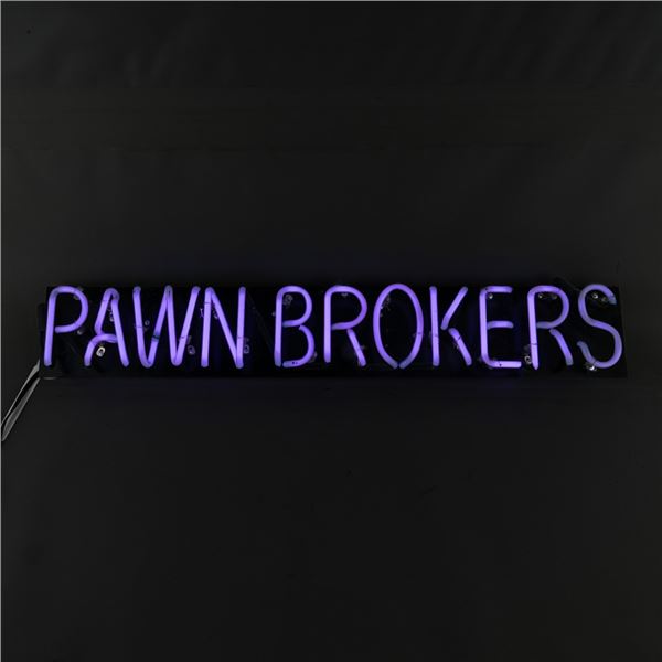 Pawn Brokers Single Sided Neon Advertising Sign
