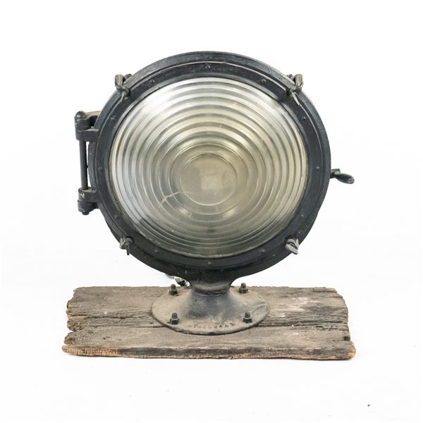 Antique GE Novalux 25" Naval Spot / Search Light