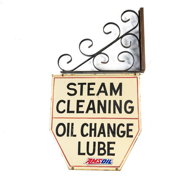 Steam Cleaning Oil Change DST Hanging AD Sign