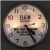 Image 1 : Elgin Watches Inspector Dealer Advertising Clock