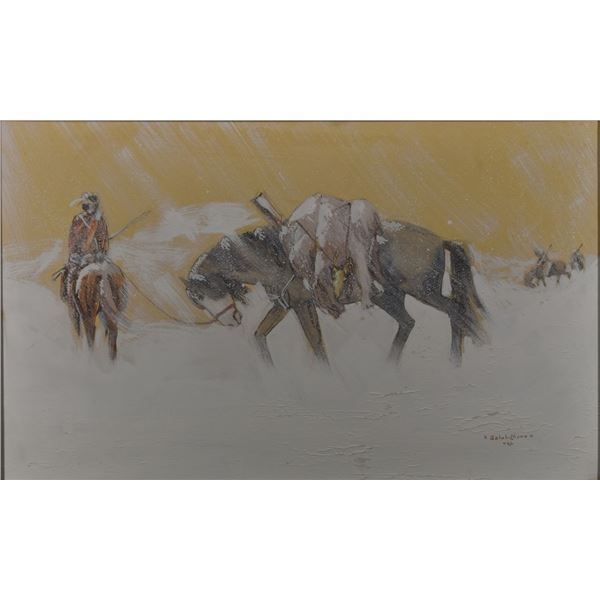 NAVAJO PAINTING (BAHAH-ZHONIE FRANK AUSTIN)