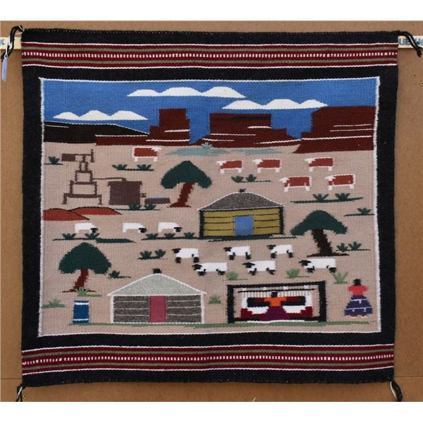 NAVAJO PICTORIAL TEXTILE