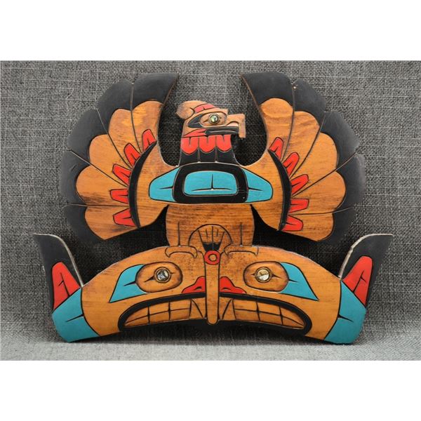 SALISH WALL PLAQUE (ALFRED CROCKEN)