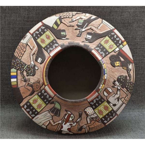 HOPI POTTERY JAR (LAWRENCE NAMOKI)