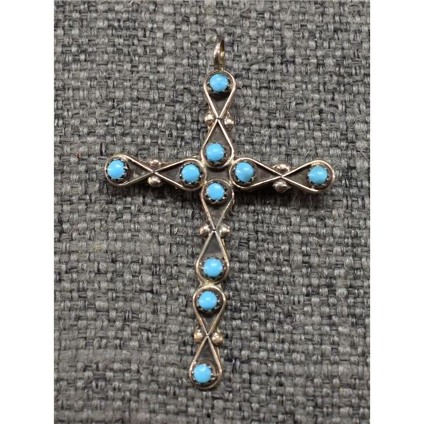 NAVAJO CROSS PIN/PENDANT