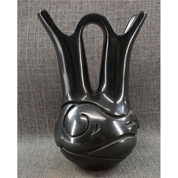 SANTA CLARA POTTERY WEDDING VASE (SALLY TAFOYA)