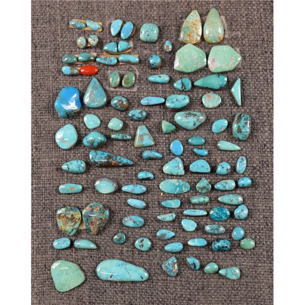 COLLECTION OF TURQUOISE CABS