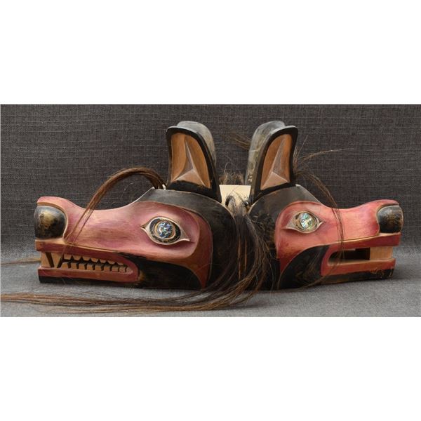 DECORATIVE WOODEN HELMET