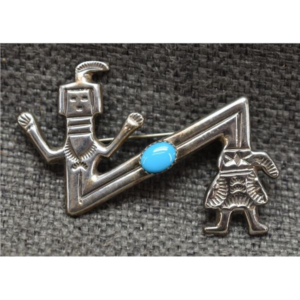 NAVAJO PIN (F.L.BEGAY)