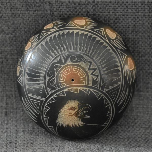 SANTA CLARA POTTERY SEED JAR (KEVIN NARANJO)