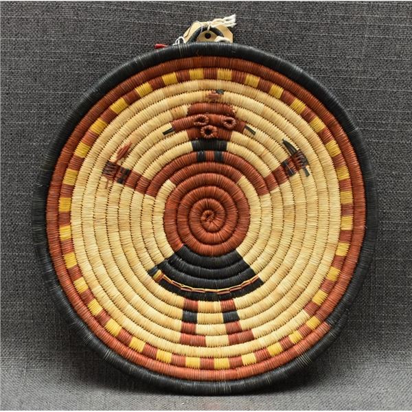 HOPI BASKETRY PLAQUE (MRS SEQUIE)