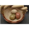Image 7 : JEMEZ POTTERY EASTER BASKET AND EGGS (FLO YEPA)
