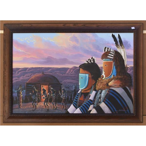 NAVAJO PAINTING (JACKIE BLACK)