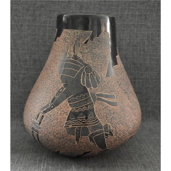 SANTA CLARA POTTERY VASE (DAN TAFOYA)