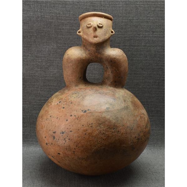 PRE-COLUMBIAN STIRRUP POT