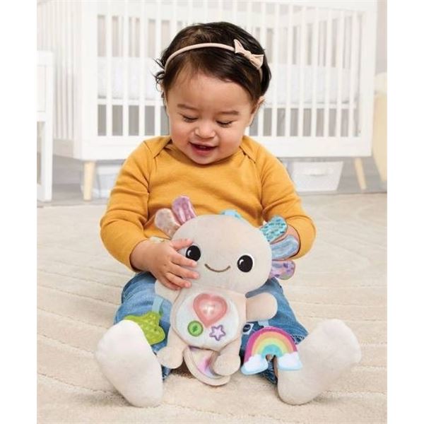 VTech Baby Musical Axolotl Interactive Plush for Ages 3 Months and Up – French version