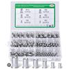 Image 1 : Lukaisen 304 Steel Rivet Nuts Assortment Set, 215 Pieces