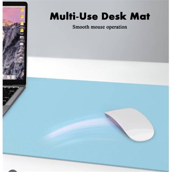 Desk Pad YGD2BYA183, 35.4×17, Light Blue
