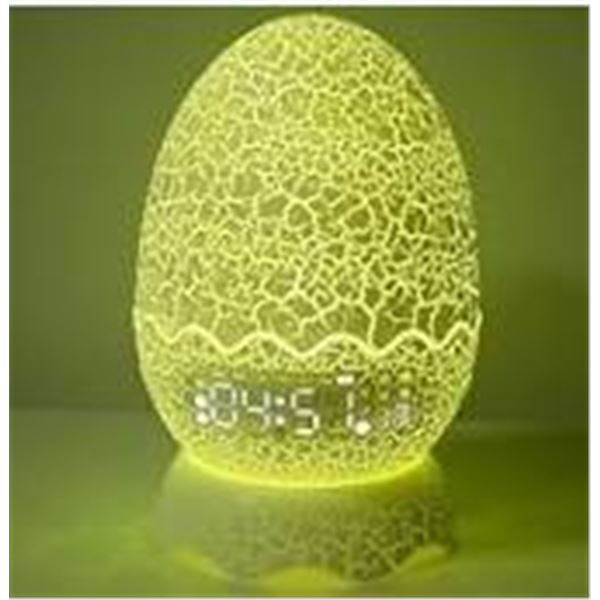Multicolor Alarm Clock Night Light with Remote
