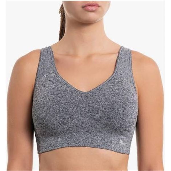 Puma 2-Pack Seamless Sports Bras, Convertible Back Design, XL