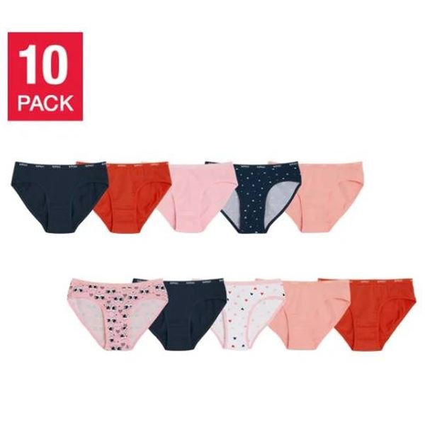 Buffalo David Bitton Girls’ Bikini Set – 10 Pack, Size 6-7