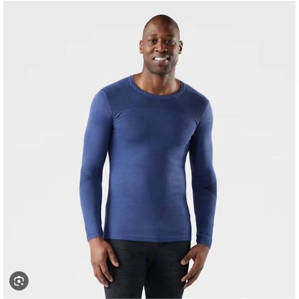 Lole Merino Wool Blend Men’s Baselayer Top, Blue, Size M/M