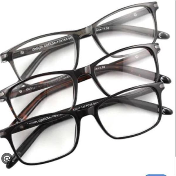 Foster Grant +3.00 Classic Reading Glasses – Set of 3
