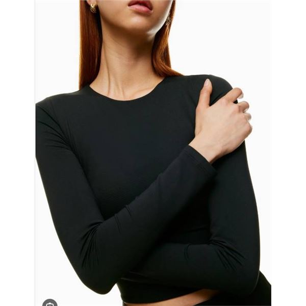 Frank And Oak Women’s Smoothing Contour Long-Sleeve Tee S/P, 2-Pack