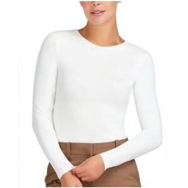 Frank And Oak Women’s Smoothing And Contour Long Sleeve Tee, Size S/P, Pack of 2