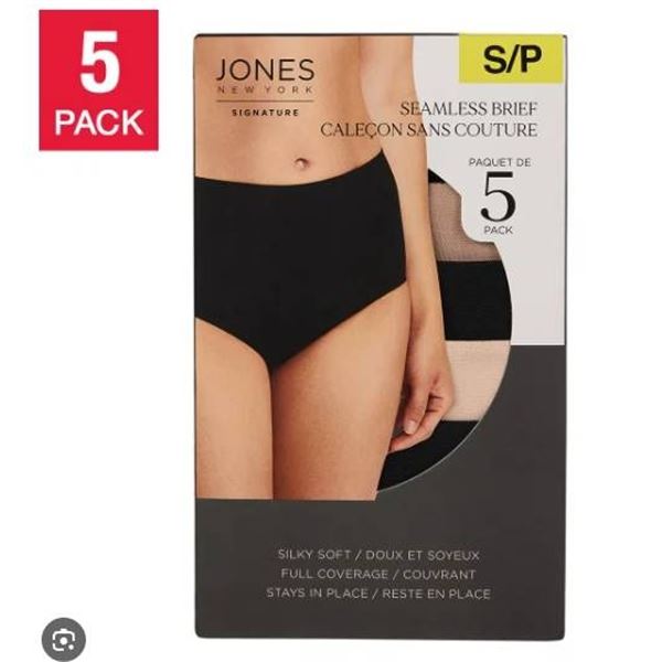 Jones New York Signature Seamless Brief 5-Pack M/M Size