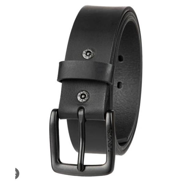 Levi’s Men’s Leather Belt with Buckle, Size XL/TG (40-42)