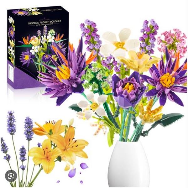Botanical Garden Tropical Flower Bouquet Kit