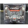 Image 2 : Raider Lever Keyed Entry Door Lockset with Satin Finish