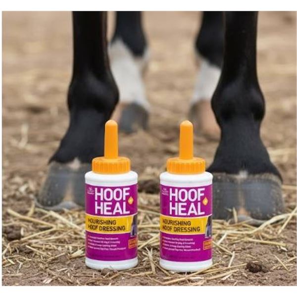 Hoof Heal Nourishing Hoof Dressing, 16 Fl Oz, Lot of 2