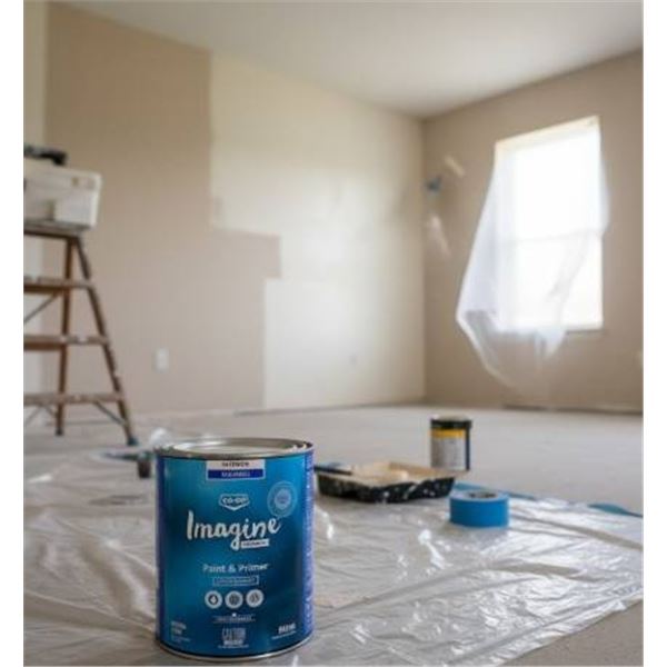 Co-op Imagine Premium Interior Eggshell Paint and Primer, 843 ml