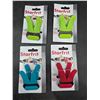 Image 2 : Starfrit Magnetic Bag Clips Set With 4 Pieces in Assorted Colors